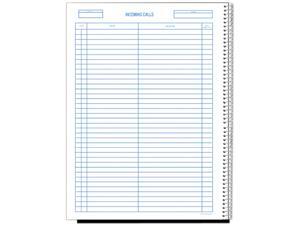 Rediform 50-111 Wirebound Call Register, 8-1/2 x 11, 3,700 Forms/Book Rediform 50-111 Wirebound Call Register, 8-1/2 x 11, 3,700 Forms/Book