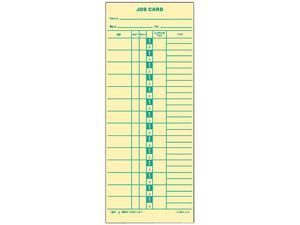 3-1/2 x 9 Bi-Weekly Two-Sided Time Card for Lathem 500/Box 