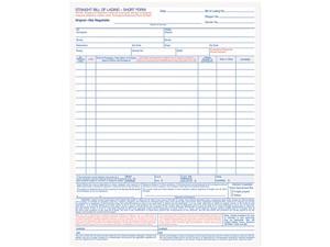 Tops 3847 Snap-Off Bill of Lading,16-Line, 8-1/2 x 11, Four-Part Carbonless, 50 Forms Tops 3847 Snap-Off Bill of Lading,16-Line, 8-1/2 x 11, Four-Part Carbonless, 50 Forms