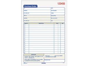 Tops 46140 Purchase Order Book, 5-1/2 x 7-7/8, Two-Part Carbonless, 50 Sets/Book Tops 46140 Purchase Order Book, 5-1/2 x 7-7/8, Two-Part Carbonless, 50 Sets/Book