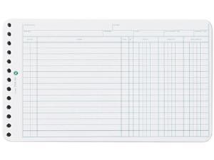 Wilson Jones 758-50 Extra Sheets for Six-Ring Ledger Binder, 100/Pack Wilson Jones 758-50 Extra Sheets for Six-Ring Ledger Binder, 100/Pack