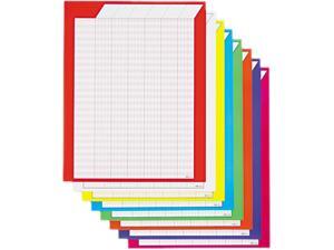 Vertical Incentive Chart Pack, 22w x 28h, 8 Assorted Colors, 8/Pack Vertical Incentive Chart Pack, 22w x 28h, 8 Assorted Colors, 8/Pack