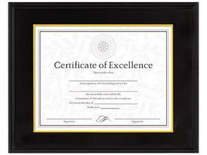 DAX Hardwood Document/Certificate Frame 11 X 14, Black 1511TB DAX Hardwood Document/Certificate Frame 11 X 14, Black 1511TB