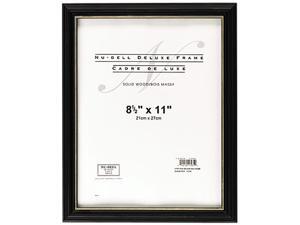 Nu-Dell 17081 Deluxe Document Frame, Plastic, 8-1/2 x 11, Black Nu-Dell 17081 Deluxe Document Frame, Plastic, 8-1/2 x 11, Black
