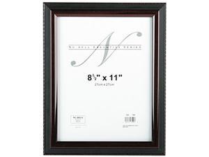 Nu-Dell 17402 Executive Frame - 8.5" x 11" - Plastic - Black, Mahogany Nu-Dell 17402 Executive Frame - 8.5" x 11" - Plastic - Black, Mahogany
