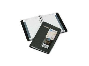 AT-A-GLANCE 70-207-05 Recycled Daily Appointment Book, Black, 4 7/8" x 8"