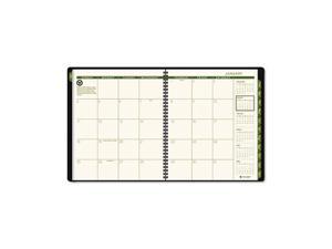 AT-A-GLANCE 70-260G-05 Recycled Monthly Planner, Black, 9" x 11"