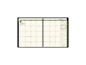 AT-A-GLANCE 70-260G-60 Recycled Monthly Planner, Green, 9" x 11"
