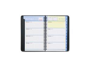 AT-A-GLANCE 76-02-05 QuickNotes Recycled Weekly/Monthly Appointment Book, Black, 4 7/8" x 8"