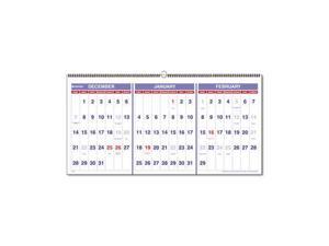 AT-A-GLANCE PM14-28 Three-Month Reference Wall Calendar