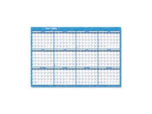 AT-A-GLANCE PM300-28 Recycled Horizontal Erasable Wall Planner, 48" x 32"
