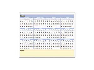 AT-A-GLANCE PM550B-28 QuickNotes Recycled Mini Erasable Wall Planner, 16 x 12