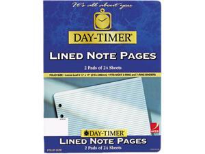 Day-Timer 87328 Lined Note Pads for Organizer, 8-1/2 x 11, 48 Sheets/Pack Day-Timer 87328 Lined Note Pads for Organizer, 8-1/2 x 11, 48 Sheets/Pack