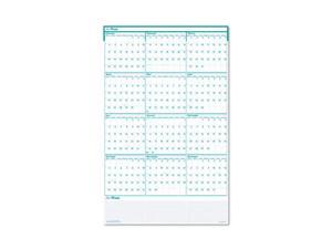 HOD395-20 June House of Doolittle 2019-2020 Laminated Academic Wall Calendar 24 x 37 Inches July Reversible 