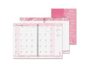 House of Doolittle 5226 Breast Cancer Awareness Monthly Planner/Journal, 7 x 10, Pink House of Doolittle 5226 Breast Cancer Awareness Monthly Planner/Journal, 7 x 10, Pink