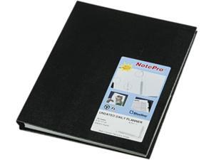 Blueline A29C81 NotePro Undated Daily Planner, 9-1/4 x 7-1/4, Black Blueline A29C81 NotePro Undated Daily Planner, 9-1/4 x 7-1/4, Black