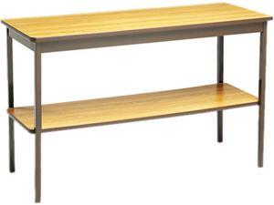 Barricks UTS1848-LQ Utility Table, Rectangular, 48w x 18d x 30h, Oak Barricks UTS1848-LQ Utility Table, Rectangular, 48w x 18d x 30h, Oak