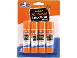 Elmer's E542 - Washable All Purpose School Glue Sticks, 4/Pack Elmer's E542 - Washable All Purpose School Glue Sticks, 4/Pack