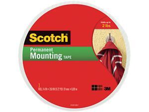 Scotch 110-LONG Foam Mounting Double-Sided Tape, 3/4 Wide x 350 Long Scotch 110-LONG Foam Mounting Double-Sided Tape, 3/4 Wide x 350 Long