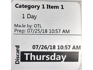 Seiko SLP-FPL Labels for Smart Label Printers, 2" x 2", Black, 500 Labels/Roll Seiko SLP-FPL Labels for Smart Label Printers, 2" x 2", Black, 500 Labels/Roll