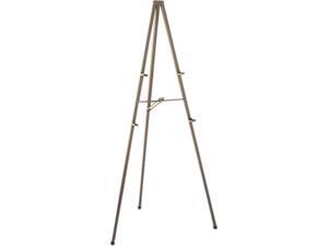 Quartet 21E Tripod Display Easel, 72" High, Steel, Bronze Quartet 21E Tripod Display Easel, 72" High, Steel, Bronze