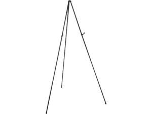 Quartet 27E Heavy-Duty Adjustable Instant Easel Stand, 15" to 63" High, Steel, Black