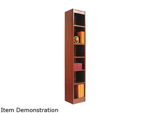 Alera BCS67212MC Narrow Profile Bookcase, Wood Veneer, 6-Shelf, 12 x 72, Medium Cherry Alera BCS67212MC Narrow Profile Bookcase, Wood Veneer, 6-Shelf, 12 x 72, Medium Cherry