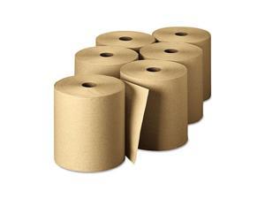 Georgia Pacific 26301 Envision High-Capacity Nonperforated Paper Towel Roll,7-7/8x800', Brown,6/Carton