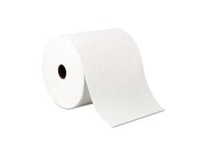 KIMBERLY-CLARK PROFESSIONAL* 01005 SCOTT Nonperforated Hard Roll Towel, 8"x1000 ft, Recycled, WH, 6 Rolls/Carton