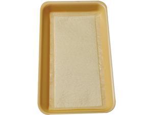 Pactiv TA1341108 Meat Tray Pads, 6"w x 4 1/2"d, White/Yellow, 1000/Carton Pactiv TA1341108 Meat Tray Pads, 6"w x 4 1/2"d, White/Yellow, 1000/Carton