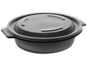 Pactiv 0CN8071600BL EarthChoice Mineral Filled PP Containers, 7 x 7 x 1.8, 16 oz, 1-Compartment, Black/Clear, 252/Carton Pactiv 0CN8071600BL EarthChoice Mineral Filled PP Containers, 7 x 7 x 1.8, 16 oz, 1-Compartment, Black/Clear, 252/Carton