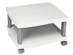 Safco 1861GR Wave Design Printer Stand, 2-Shelf, 20w x 17-1/2d x 11-1/2h, Charcoal Gray Safco 1861GR Wave Design Printer Stand, 2-Shelf, 20w x 17-1/2d x 11-1/2h, Charcoal Gray