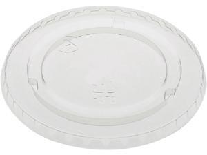 Pactiv YLP20CNH Recycled Plastic Flat Lid No Straw Slot for 20 oz RPET Cups, Clear, 1020 ct. Pactiv YLP20CNH Recycled Plastic Flat Lid No Straw Slot for 20 oz RPET Cups, Clear, 1020 ct.