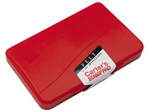 Carter's 21071 Felt Stamp Pad, 4 1/4 x 2 3/4, Red Carter's 21071 Felt Stamp Pad, 4 1/4 x 2 3/4, Red