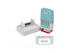 Xstamper ECO-GREEN 66211 VersaDater Message Dater, RECEIVED, Blue/Red Xstamper ECO-GREEN 66211 VersaDater Message Dater, RECEIVED, Blue/Red