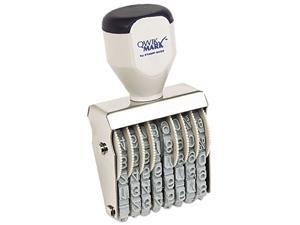 U. S. Stamp & Sign RN028 Rubber Numberer, Conventional, Type Size 2, Eight Bands U. S. Stamp & Sign RN028 Rubber Numberer, Conventional, Type Size 2, Eight Bands