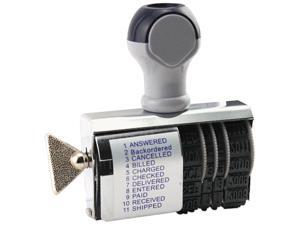 U. S. Stamp & Sign T2754 Rubber 11-Message Dial-A-Phrase Stamp, Dater, Conventional, 2 x 3/8 U. S. Stamp & Sign T2754 Rubber 11-Message Dial-A-Phrase Stamp, Dater, Conventional, 2 x 3/8