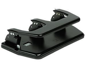 Master MP3 20-Sheet Three-Hole Punch, Oversized Handle, 9/32 Diameter Hole, Steel, Black Master MP3 20-Sheet Three-Hole Punch, Oversized Handle, 9/32 Diameter Hole, Steel, Black