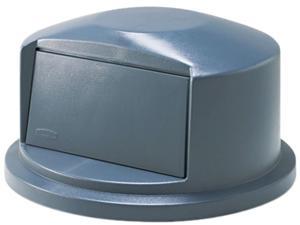 Rubbermaid Commercial 263788GY Brute Dome Top Swing Door Lid for 32-Gallon Waste Containers, Plastic, Gray