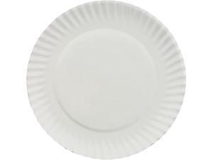 AJM Packaging Corporation PP6GREWH White Paper Plates, 6" Diameter, 10 Bags of 100/Carton AJM Packaging Corporation PP6GREWH White Paper Plates, 6" Diameter, 10 Bags of 100/Carton