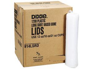Dixie 914LSRD Plastic Lids Cold Drink Cups, 12- & 16-oz., 1200 Lids/Carton Dixie 914LSRD Plastic Lids Cold Drink Cups, 12- & 16-oz., 1200 Lids/Carton