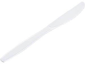 Dixie KH217 Plastic Tableware, Heavyweight Knives, White, 1000/Carton Dixie KH217 Plastic Tableware, Heavyweight Knives, White, 1000/Carton