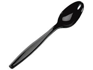 Dixie TH517 Plastic Tableware, Heavyweight Teaspoons, Black, 1000/Carton Dixie TH517 Plastic Tableware, Heavyweight Teaspoons, Black, 1000/Carton