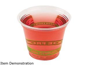 Eco-Products EPCC9SGS GreenStripe Renewable Resource Compostable Cold Drink Cups, 9 oz., Clr, 1000/Ctn Eco-Products EPCC9SGS GreenStripe Renewable Resource Compostable Cold Drink Cups, 9 oz., Clr, 1000/Ctn