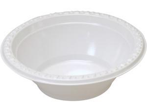 Tablemate 12244WH Plastic Dinnerware, Bowls, 12 oz., White, 125/Pack Tablemate 12244WH Plastic Dinnerware, Bowls, 12 oz., White, 125/Pack