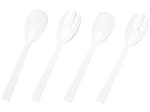 Tablemate W95PK4 Table Set Plastic Serving Forks & Spoons, White, 2/Pack, 12 Packs/Box Tablemate W95PK4 Table Set Plastic Serving Forks & Spoons, White, 2/Pack, 12 Packs/Box