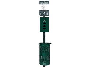 Poopy Pouch PP-SD-01-3R200 Monarch Pet Waste Station, 96.00" x 12.00" x 14.00", Hunter Green Poopy Pouch PP-SD-01-3R200 Monarch Pet Waste Station, 96.00" x 12.00" x 14.00", Hunter Green