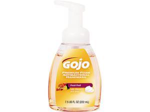 GOJO 5710-06 Premium Foam Antibacterial Hand Wash, Fresh Fruit Scent, 7.5 oz Pump