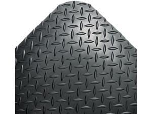Crown CD0312DB Industrial Deck Plate Anti-Fatigue Mat, Vinyl, 36 x 144, Black Crown CD0312DB Industrial Deck Plate Anti-Fatigue Mat, Vinyl, 36 x 144, Black