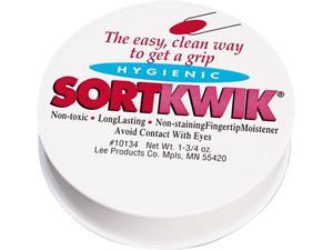 LEE 10134 Sortkwik Fingertip Moisteners, 1 3/4 oz, Pink